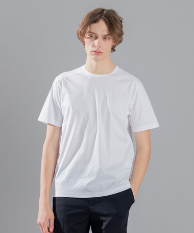  【WEB&一部店舗限定】<WEB限定カラーあり>コットンソフィア クルーネックTシャツ