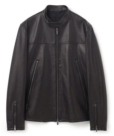 JOSEPH HOMME <WEB限定>ライトゴートシュリンクレザー　シングルライダース