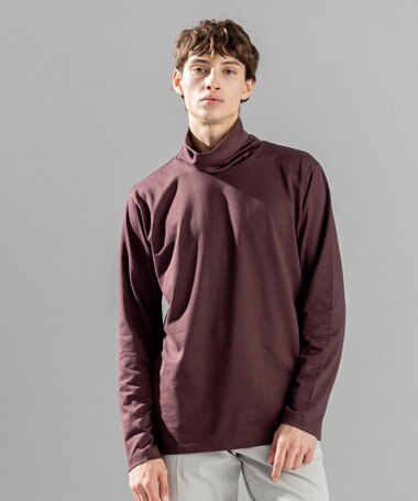 JOSEPH HOMME スビンソフトジャージー　タートルネックカットソー