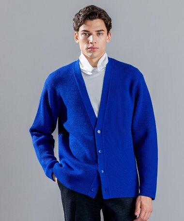 JOSEPH HOMME アコーディオンメリノ　ニットカーディガン