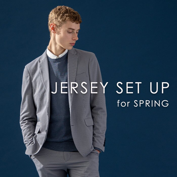 ウルトラライトなジャージーセットアップ