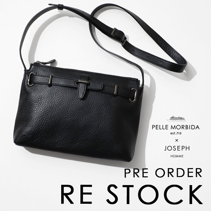 【好評につき予約品追加入荷！】PELLE MORBIDA別注バッグ