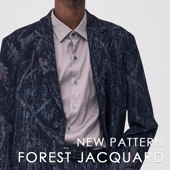 【新柄】落ち葉や森からイメージしたフォレストジャガード