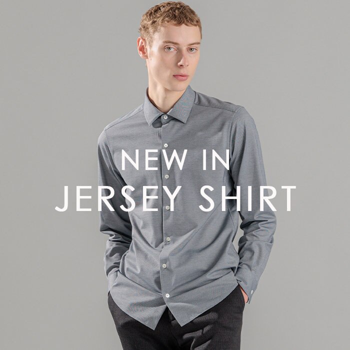 【新提案】着心地抜群の透けないジャージーシャツ