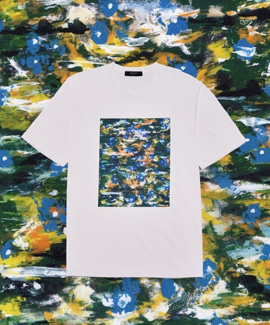  【新柄】インプレッションアートT　クルーネックTシャツ