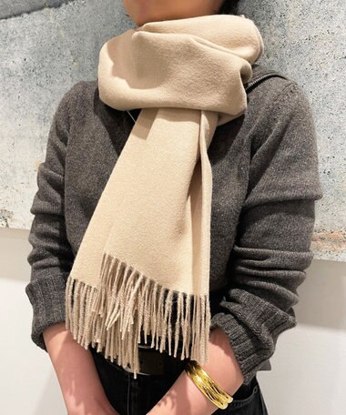 ONWARD CROSSET SELECT 【MOON】Alpaca Scarf　大判ストール