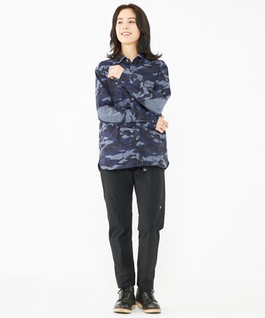 JOSEPH ABBOUD mountain 【UNISEX】JOEコットンカモフラージュ シャツ