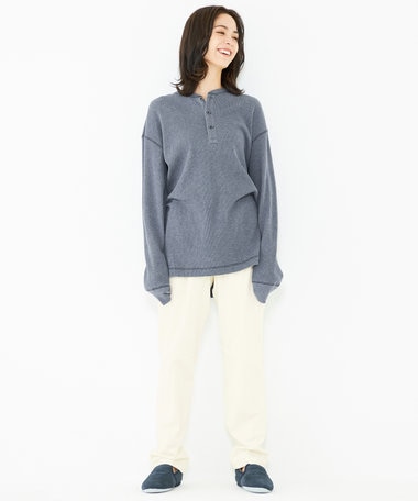 JOSEPH ABBOUD SPACE 【SPACE／UNISEX】OGコットンワッフル カットソー