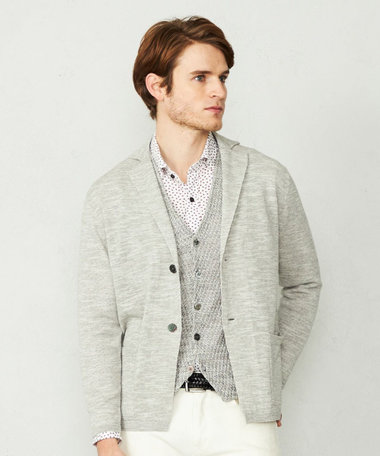 JOSEPH ABBOUD 【サスティナブル】スラブギマ カーディガン