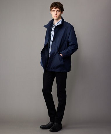 JOSEPH ABBOUD 【ストレッチ/撥水/JAPANファブリック】パウダーツイル ブルゾン