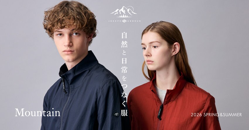 【JOSEPH ABBOUD MOUNTAIN】2026 SPRING&amp;SUMMER Active Line