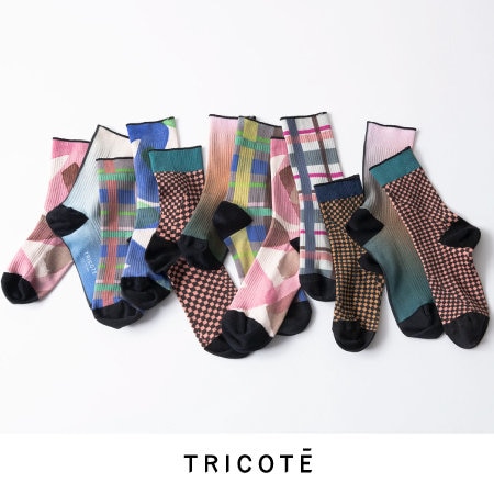 【TRICOTÉ】 プリントソックス