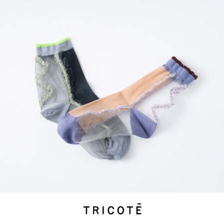 【TRICOTÉ】シアーソックス×サンダル