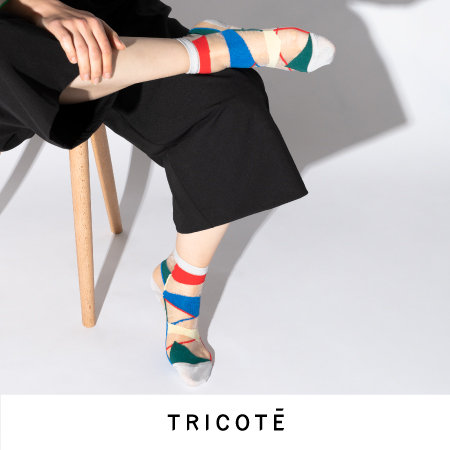 【TRICOTÉ】 カラーシアーソックス