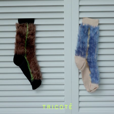 【TRICOTÉ】24AWシーズン《FLOWING》 新作ソックス3
