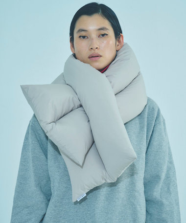 KWD STAND COLLAR DOWN VEST グリーンダウン スタンドカラーダウンベスト