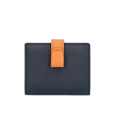 Atelier nuu 日本製 本革 バイカラーnoble 二つ折れウォレット