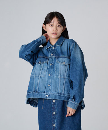 Ripo trenta anni 【洗える】FLARE 3RD DENIM JK デニムジャケット