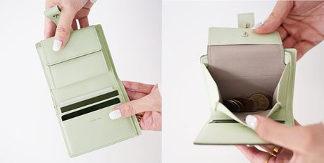 【定価2.7万】完売品！Atelier nuu × 石岡真実 限定色 財布 石岡真美×Atelier nuu】 大人が持ちたい「バイカラー財布