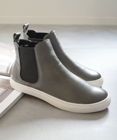 Pointer サイドゴアショートブーツ グレー