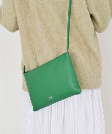 Hekhèr Le Style de Vie 新色追加【日本製】シュリンクレザー スクエアショルダーバッグ