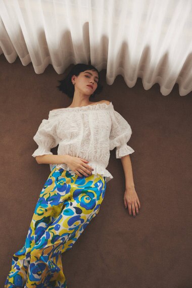 GRACE CONTINENTAL ドルマンフクレジャガードニットトップ