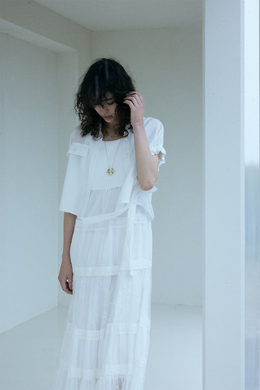 GRACE CONTINENTAL ショートポンチョシャツ