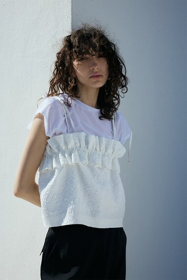 GRACE CONTINENTAL ビスチェチュールトップ