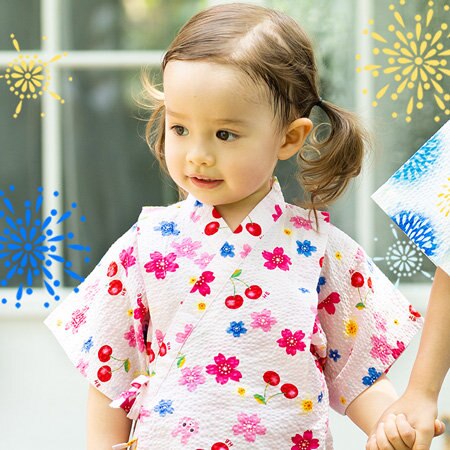夏のイベントに☆ベビーもキッズも甚平で☆