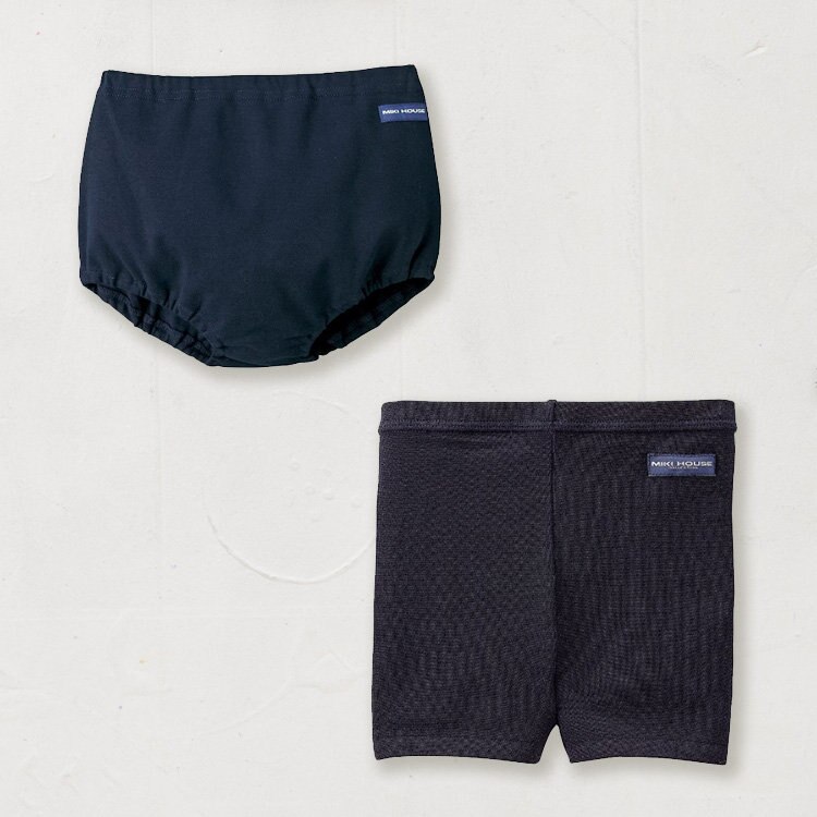 ワンピースにはオーバーパンツ★