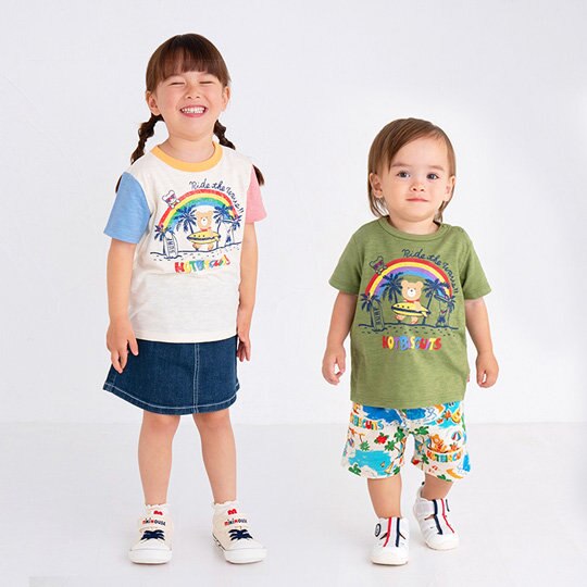 【期間限定20％OFF】【サマーフェア対象】サーフ柄Tシャツ