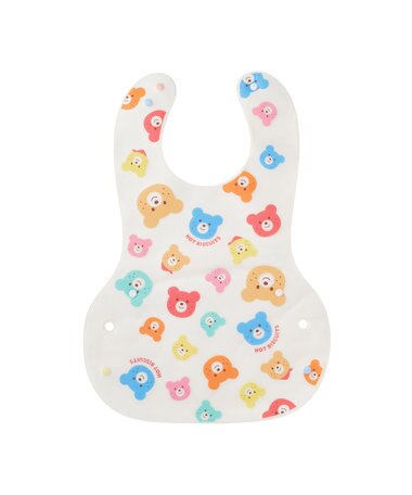 MIKI HOUSE HOT BISCUITS 総柄 お食事スタイ