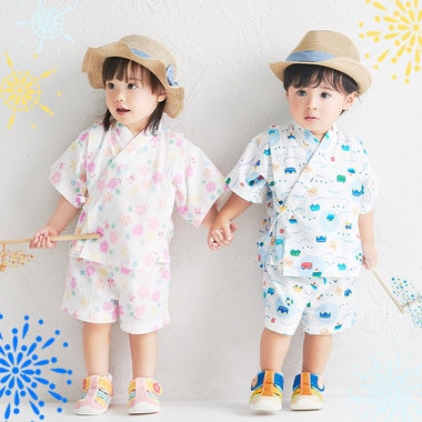 夏のとっておき♪ベビー甚平♪
