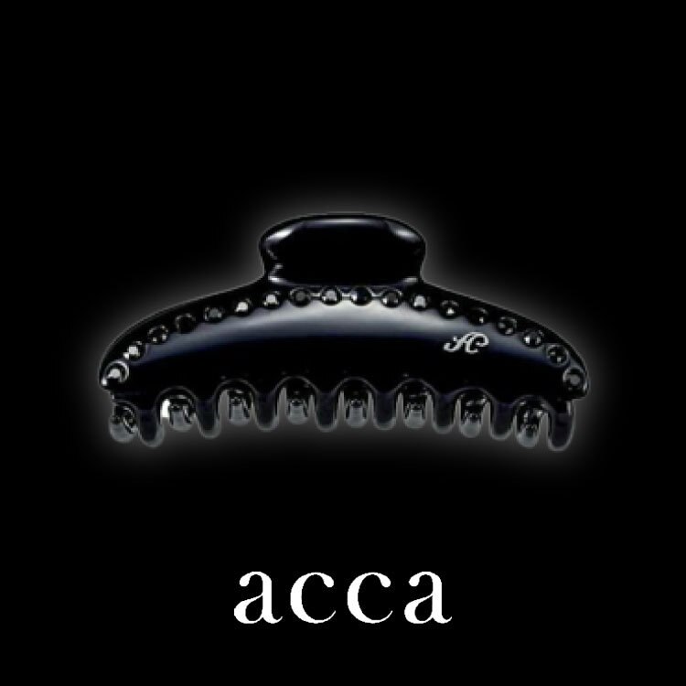 【ヘアクリップ】ツヤを宿したオールブラックの魅力 | acca(アッカ)