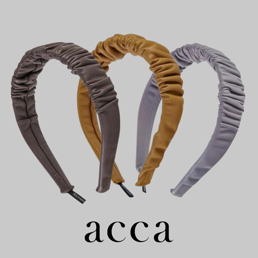 レザー素材のヘアアクセサリーでワンランク上のスタイル | acca(アッカ)