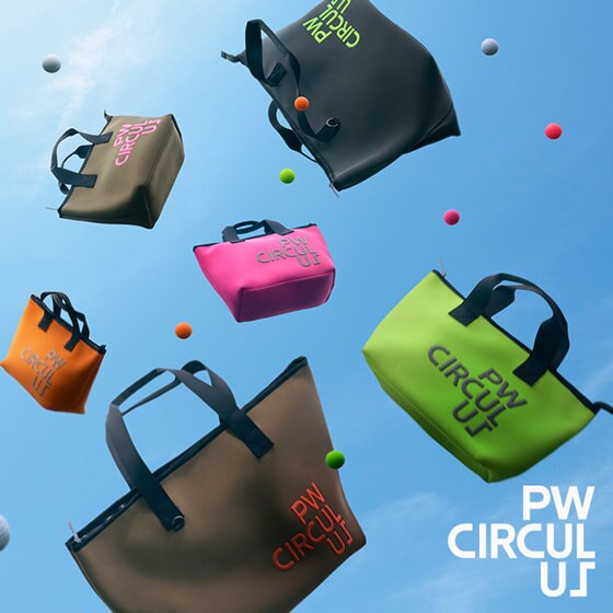 機能性抜群！クラッチバッグ付きロゴトートバッグ