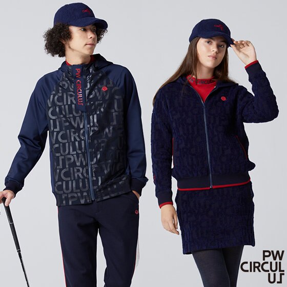 【防風アウター】冬ゴルフを楽しむ！総ロゴブルゾン