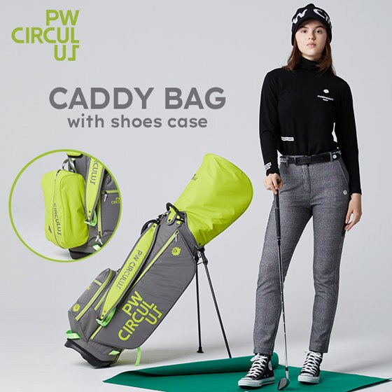 これ1つでOK！利便性◎シューズケース付きキャディバッグ