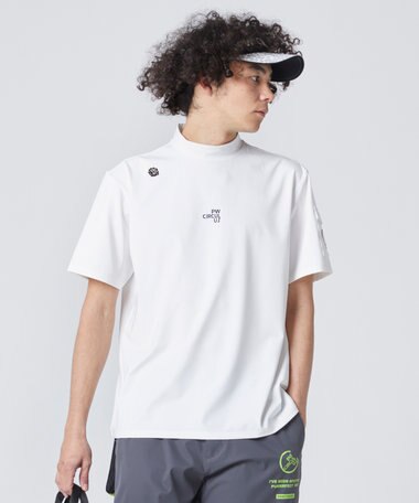 PW CIRCULUS 【MEN】【ストレッチ】ポケット モックネック シャツ
