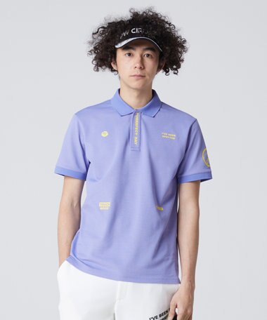 PW CIRCULUS 【MEN】【吸汗速乾/ストレッチ】ベーシックカノコ ポロシャツ