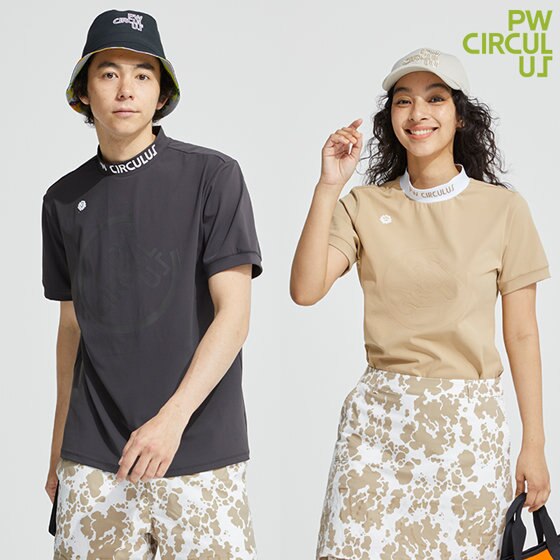 着心地抜群！1枚で様になるロゴモックネック