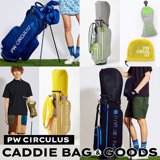 PW CIRCULUJ 「オンワード」キャディバッグ グレー/イエロー PW CIRCULUJ 「オンワード」キャディバッグ グレー/イエロー PW