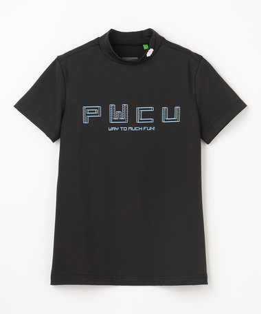 PW CIRCULUS 最新作！【WOMEN】 PIXEL GRAPHIC モックネックT  ゴルフウェア レディース