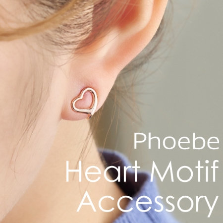 新シーズンはハート型アクセサリーを取り入れて気分UP