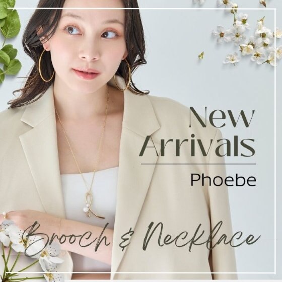 セレモニーコーデに欠かせない｜可憐で上品なブローチ付きネックレス