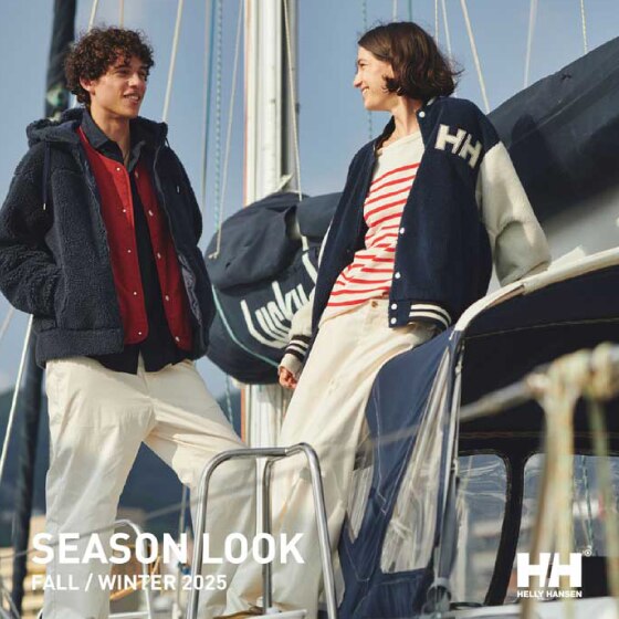 ヘリー・ハンセン2025年秋冬の「SEASON LOOK」をご紹介