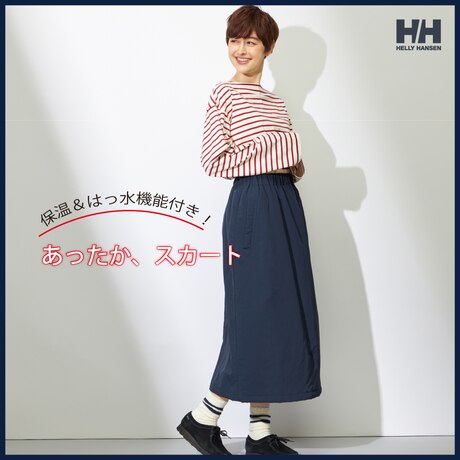 パーリーゲイツ　ワッペンスカート　保温　防寒　制電　冬用 パーリーゲイツ ワッペンスカート 保温 防寒 制電