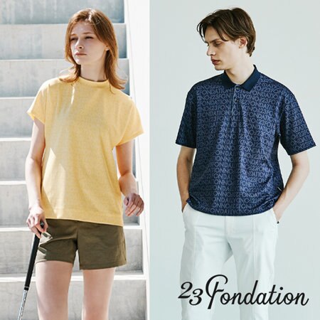 【23Fondation】一枚で華やぐ！総ロゴグラフィック柄が待望の入荷