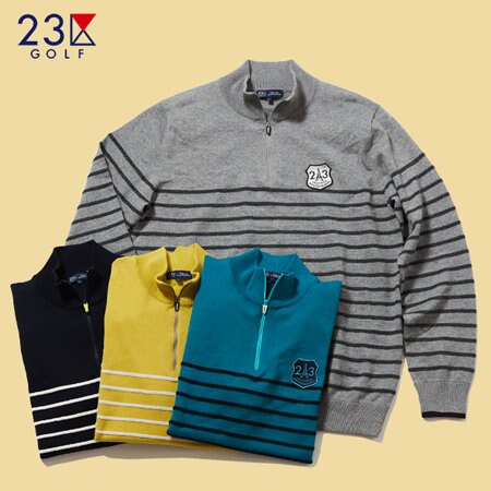 【MEN】重ね着も一枚着としても◎旬なハーフジップニット