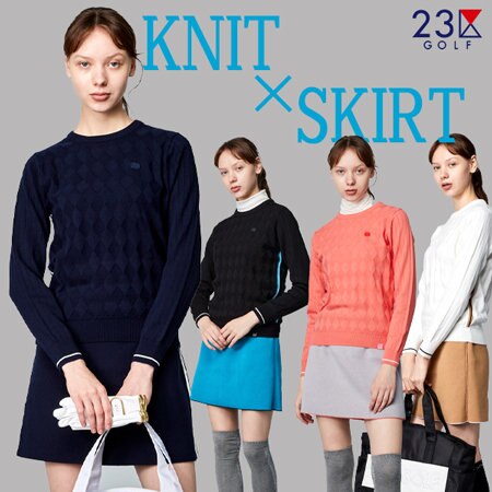 【WOMEN】レディな華やぎセット！ニット＋スカートのお得アイテム◎